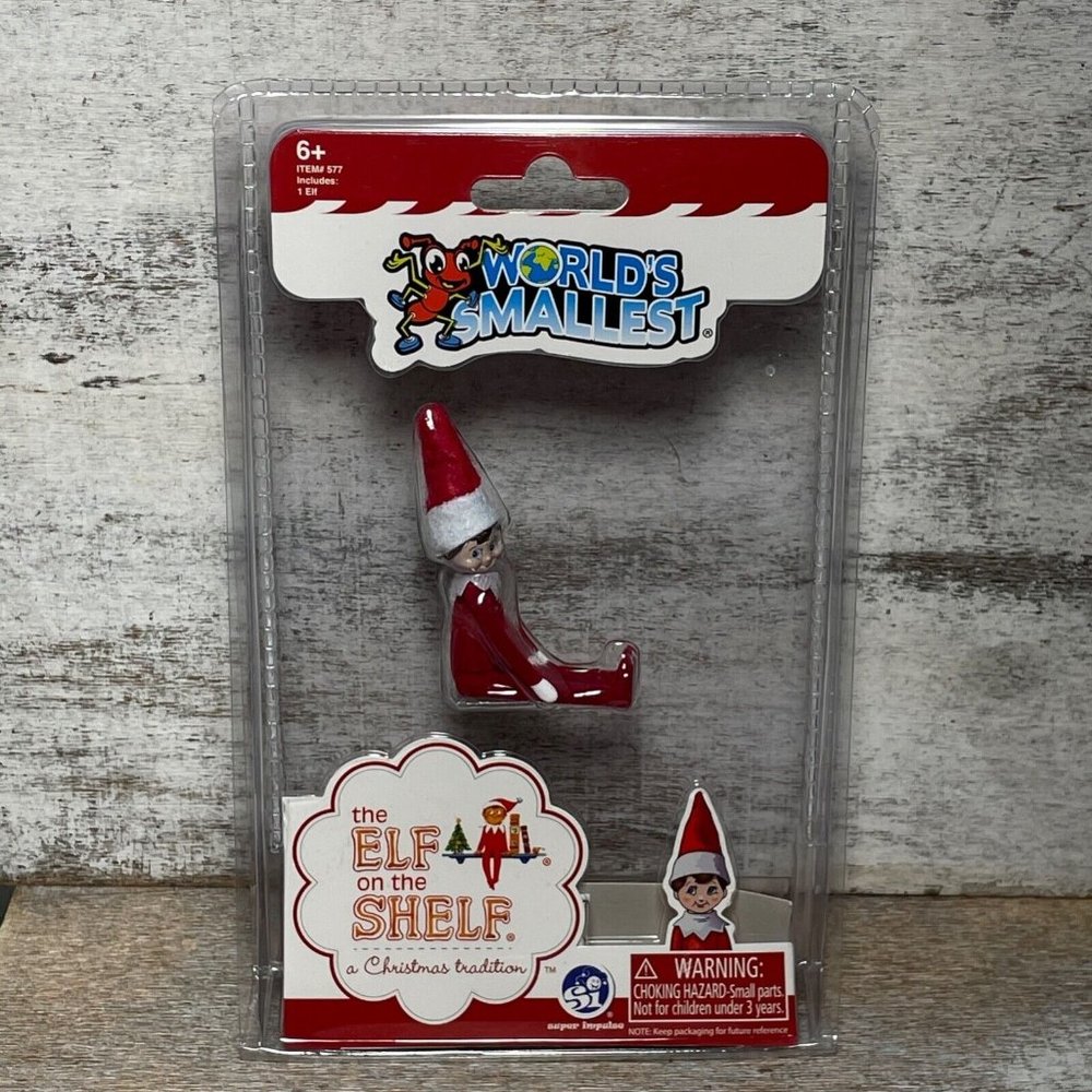 World's Smallest The Elf On The Shelf A Christmas Tradition 4” Figure Br…